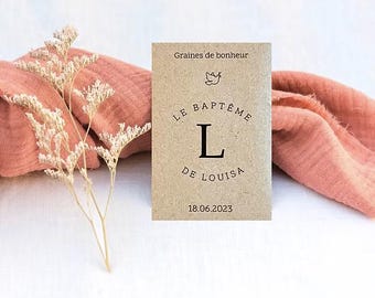 Eco-friendly, original and inexpensive christening favor