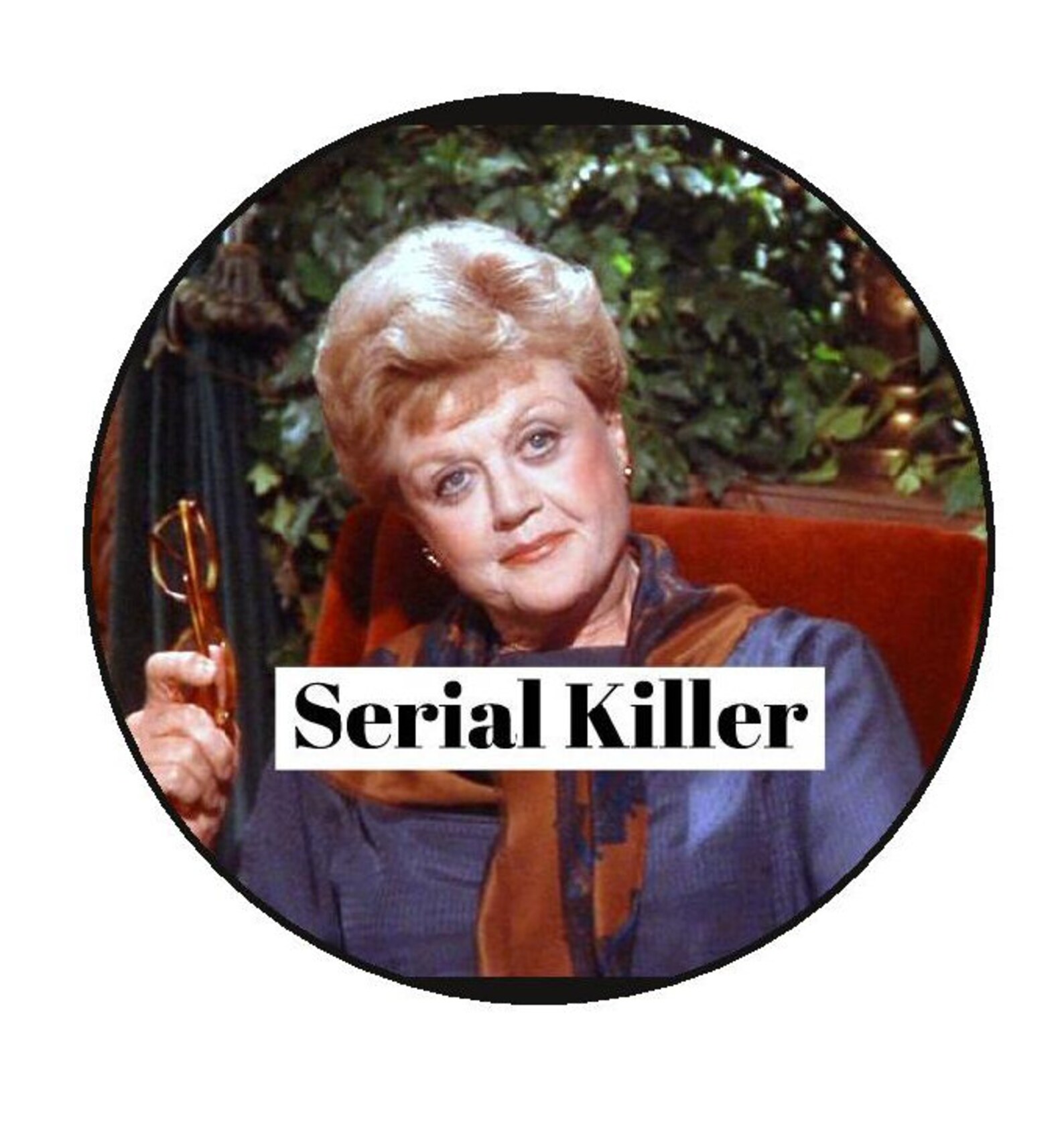 Badge Jessica Fletcher Arabesque Etsy Sweden