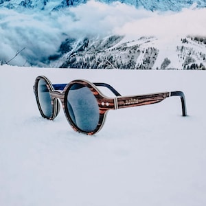 Flic Ebony - Wooden Sunglasses, Polarized sunglasses, Wood Sunglasses, Eco-friendly Sunglasses, Sustainable sunglasses