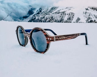 Flic Ebony - Wooden Sunglasses, Polarized sunglasses, Wood Sunglasses, Eco-friendly Sunglasses, Sustainable sunglasses