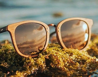 Joplins Woodrow - Wooden Sunglasses, Polarized sunglasses, Wood Sunglasses, Eco-friendly Sunglasses, Sustainable sunglasses