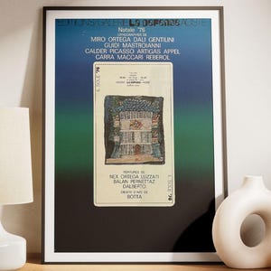 1976 - Poster esthétique - Poster vintage - Franco Balan - Design graphique vintage - Poster Illustration - Minimalisme - Poster Cartes