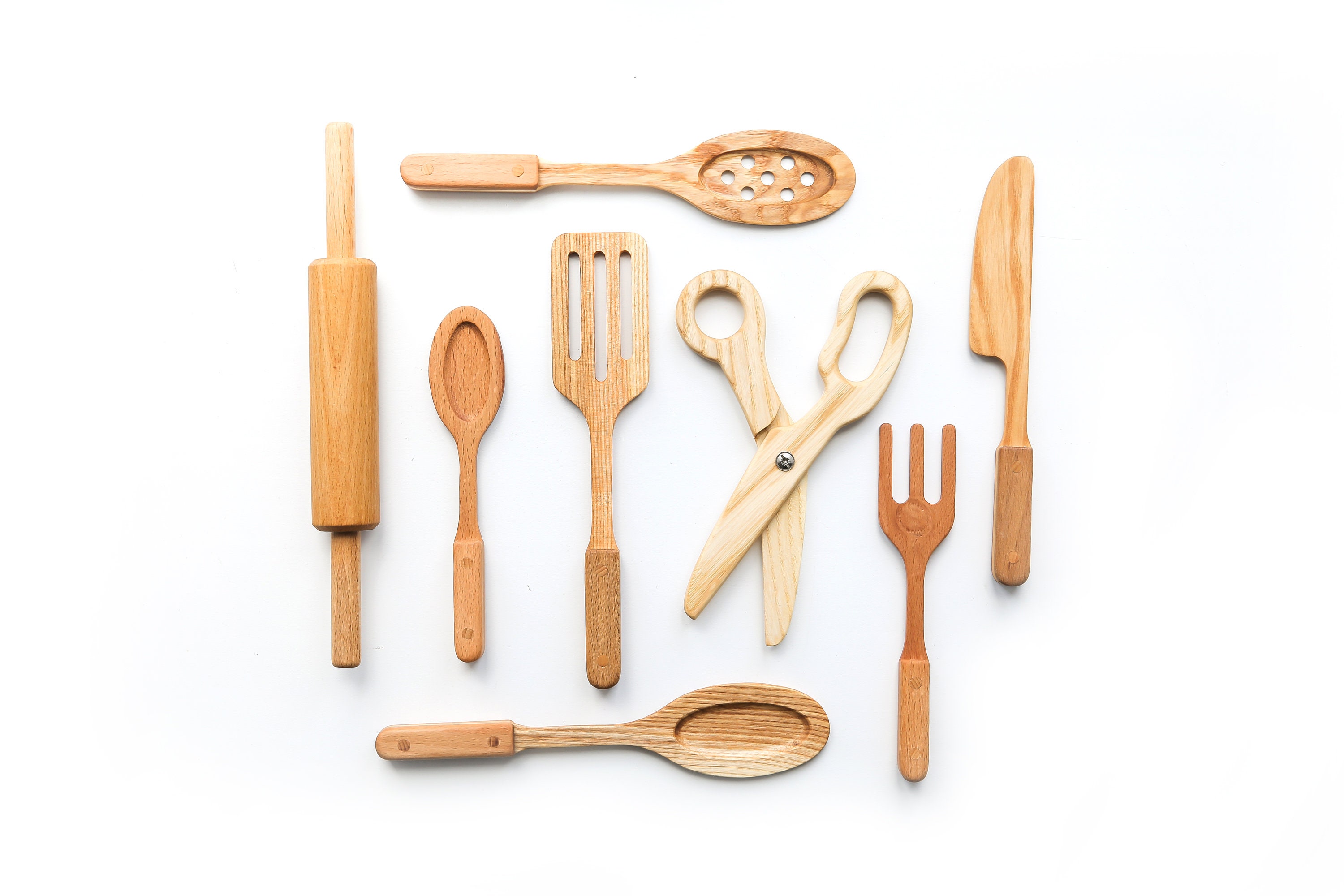 Kitchen Wooden Set Play food Play kitchen accessories Play Etsy