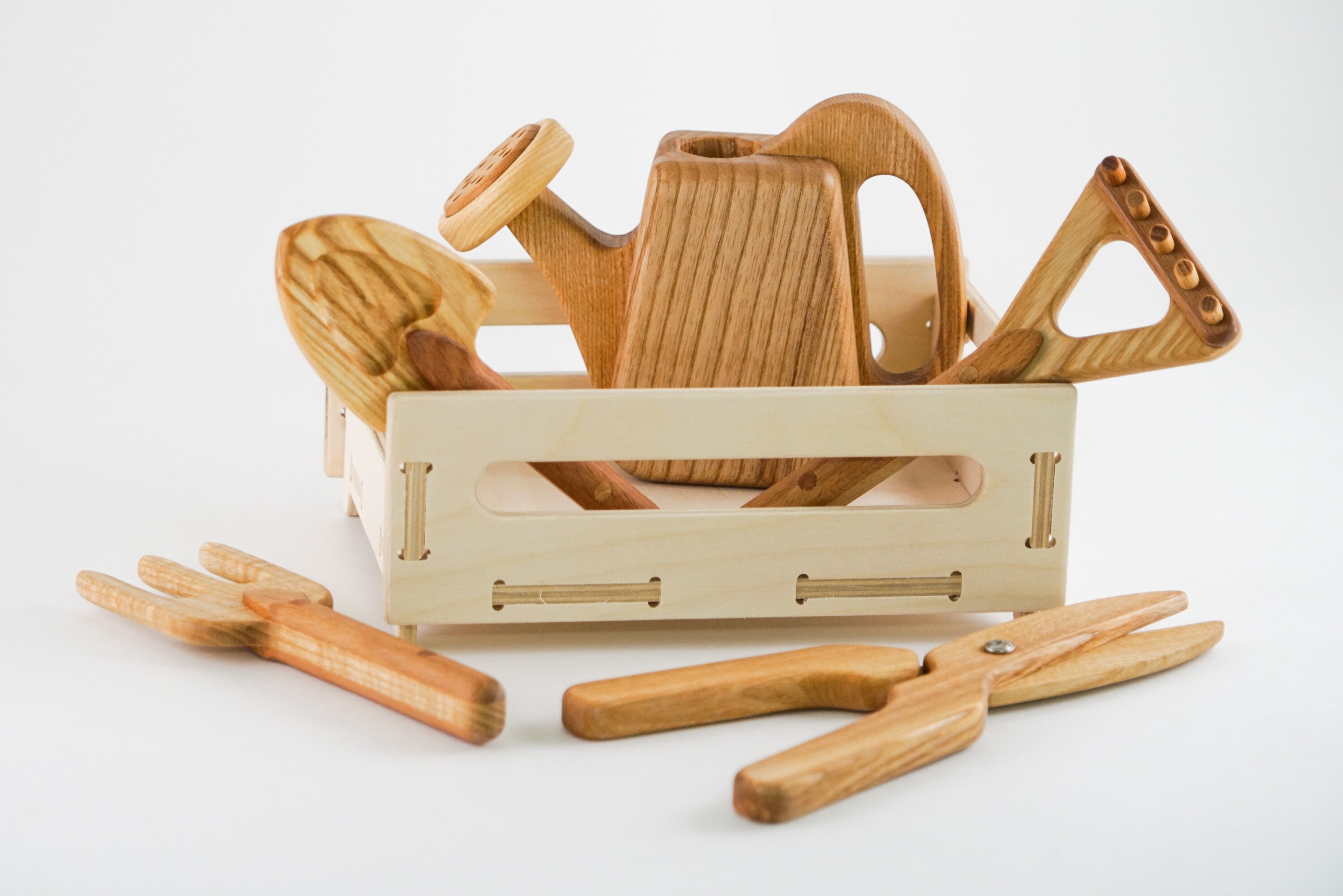 Garden Tools Set Wooden Toyschristmas Gift Montessori Toys Etsy