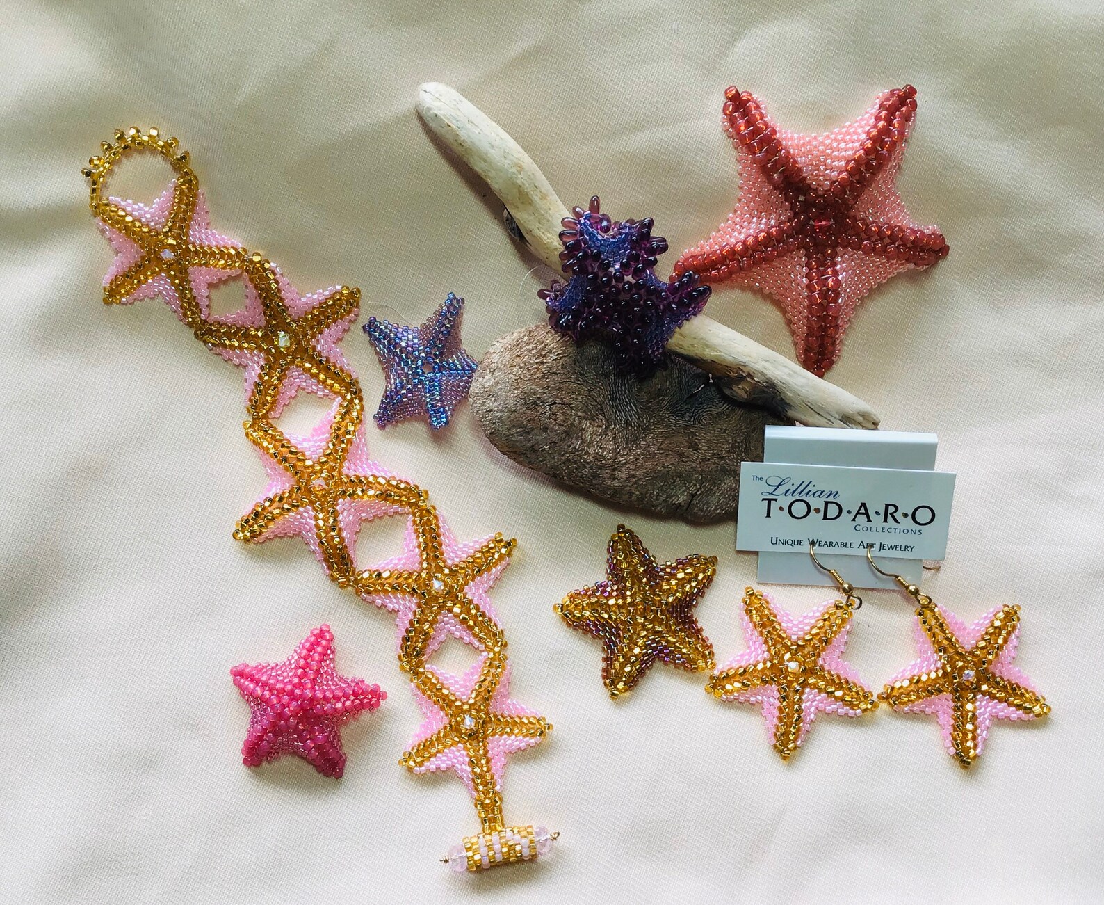 Starfish Earring Beading Tutorial Kit Pattern and Etsy