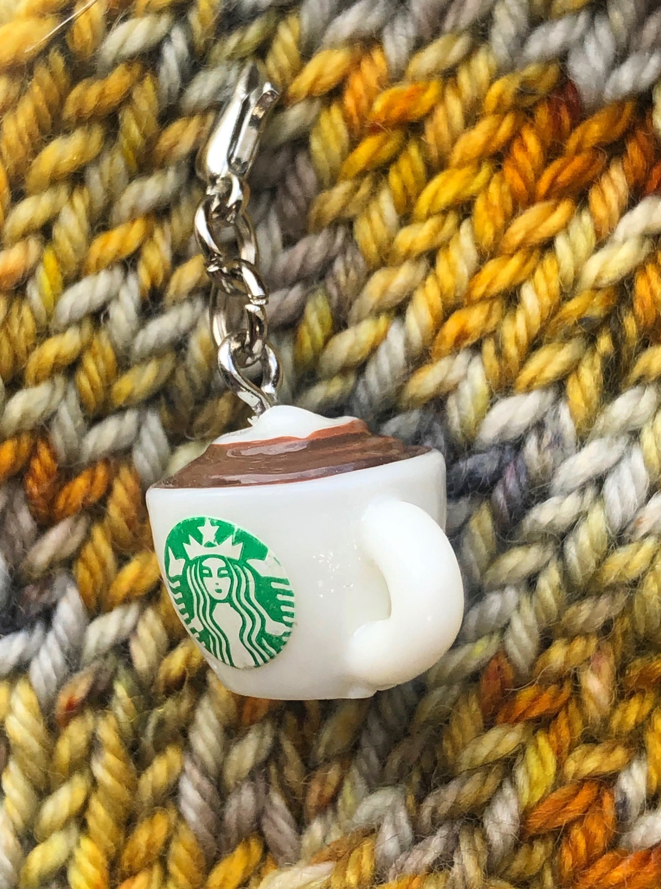 Ooh-la-latte Starbucks Coffee Cup Zipper Pull Charm Progress