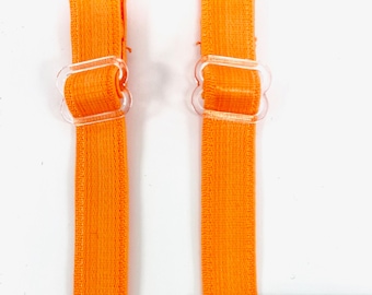 Adjustable shoulder straps 13 cm long x 9 cm expandable orange width,BRE07