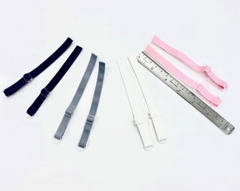 Adjustable straps 13cm extendable, choose your color, #BRE02