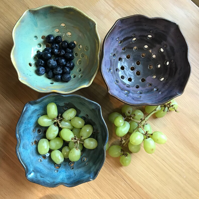 Ceramic Berry Bowls Made to Order Etsy
