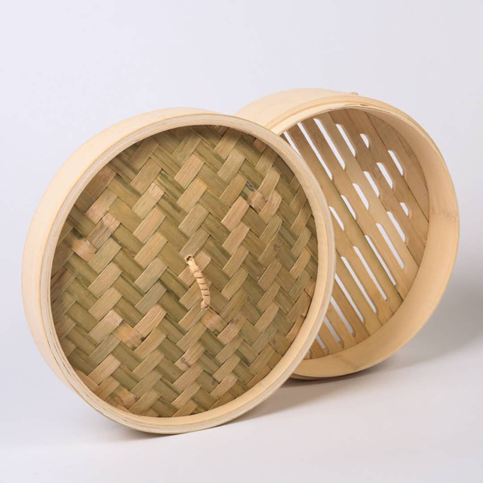 Chinese Bamboo Steamer 81/4Inch Set Bamboo Steamer Etsy