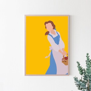 Minimalistic Belle // Digital Print