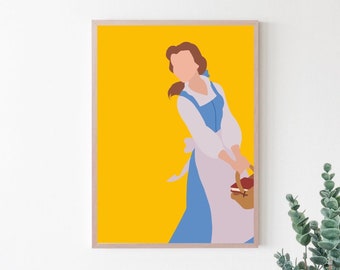 Minimalistic Belle // Digital Print
