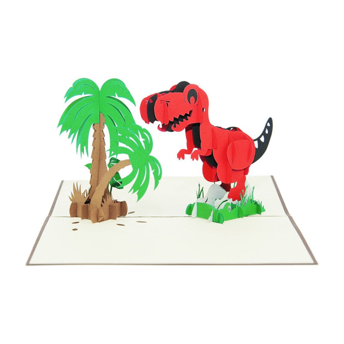 T-rex Dinosaur 3D Pop up Card - Etsy