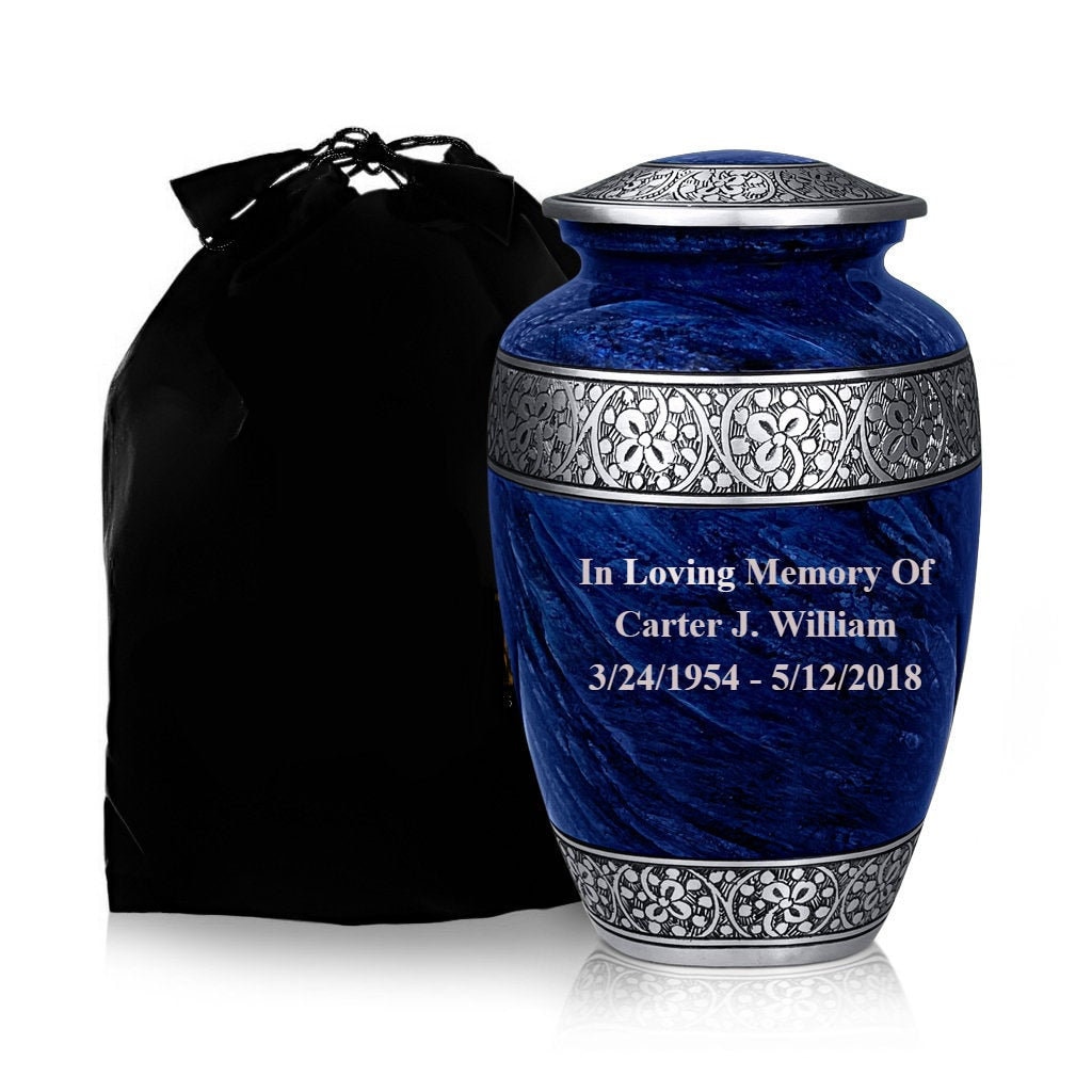 Personalized Urns for Human Ashes Adult Memorial urn Funeral Customiz…