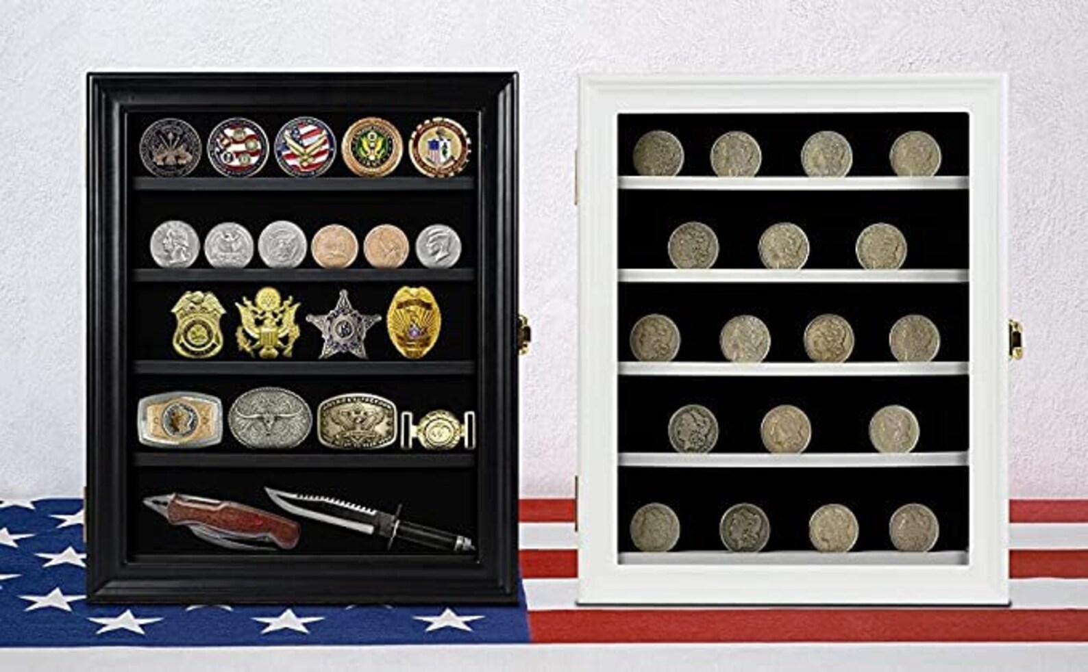 Personalized Military Coin Display Case & Medal Display Etsy