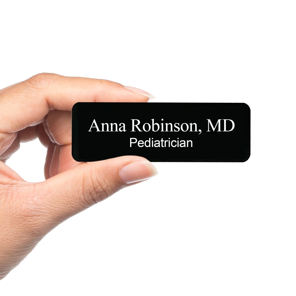 Custom Engraved Name Tag Badge for Business with Pin or Etsy