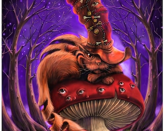 Alice in wonderland tapestry trippy clearance
