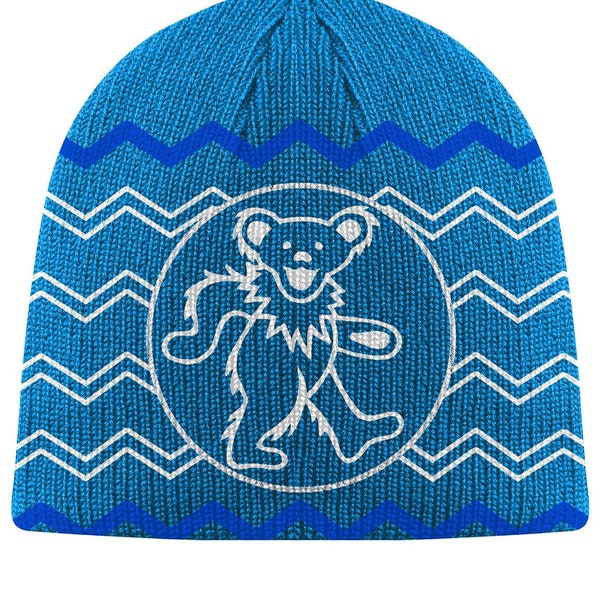 Grateful Dead Beanie Winter Hat Dancing Bear Ski Cap