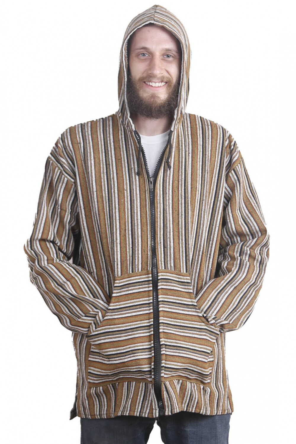 hippie zip up hoodie