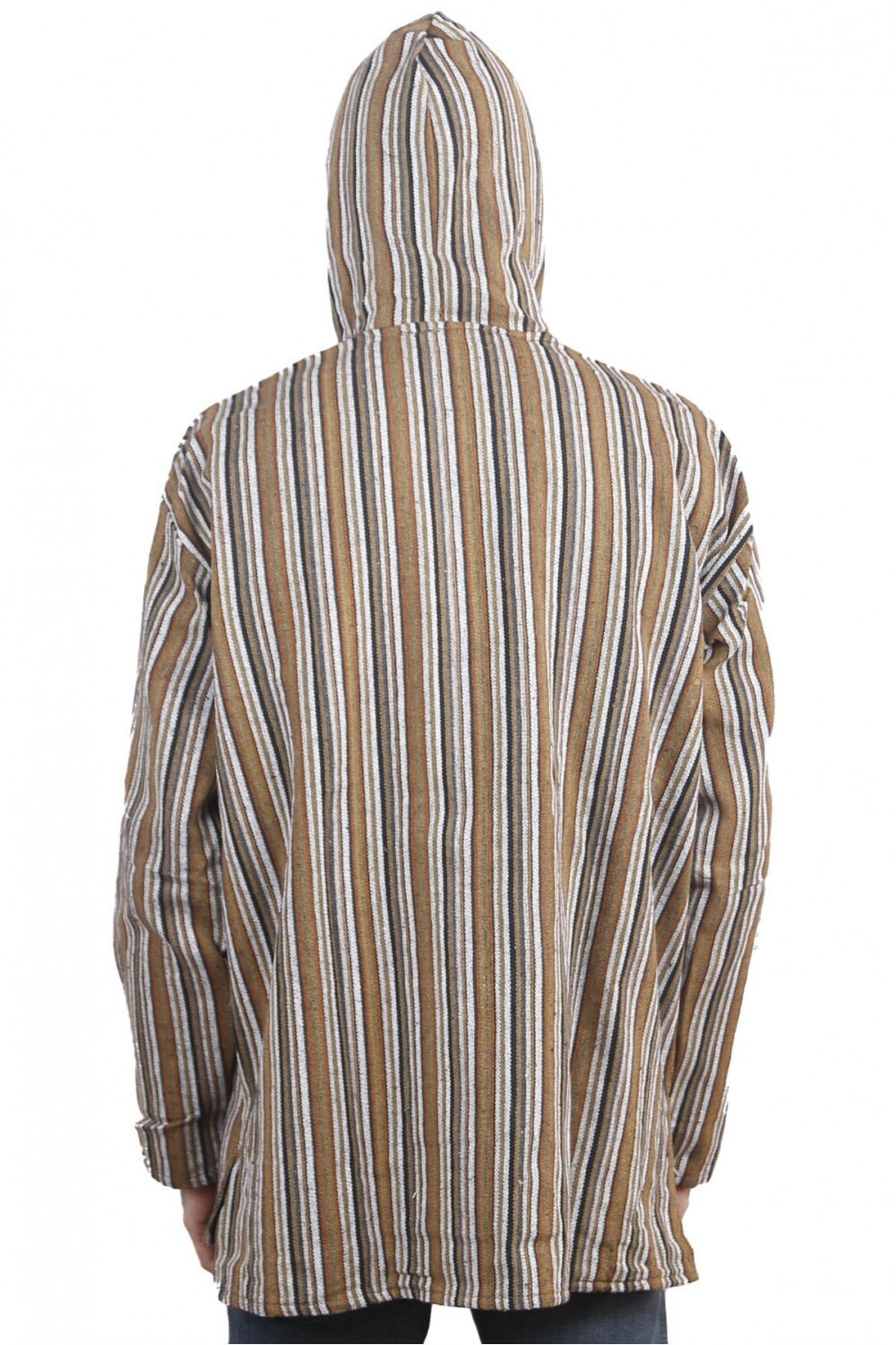 Woven Baja Hoodie Zip up Drug Rug Funky Hippie Hooded Jacket Etsy UK