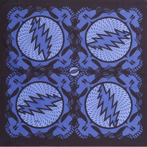 Grateful Dead Bandana Steal Your Face Skull & Lightning Bolt Face Covering - 4 Colors Available