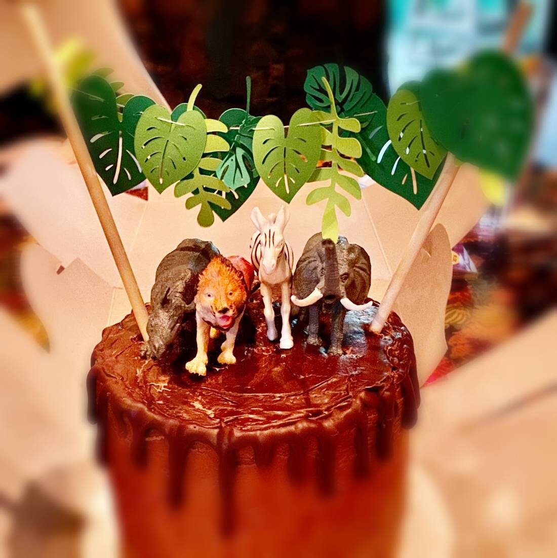 Jungle cake topper Etsy