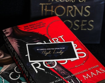 My High Lady ACOTAR A Court of Thorns and Roses ACOWAR ACOMAF acosf Bookish Reader Fantasy Sticker Feyre Rhys