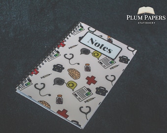 notepad for nurses, students, healthcare workers, support workers, assistants, notebook, notes, book, pad, specialised, gift
