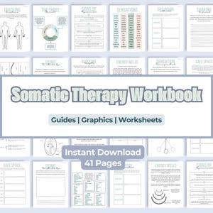 Vagus Nerve Exercises, Somatic Yoga Worksheet, Coping Skills, Therapy Exercises for Stress Relief, Nervous System Regulation, Printable PDF