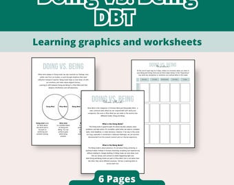 Pacchetto di schede di lavoro sulle abilità DBT: Mente saggia, Regolazione emotiva (download PDF)