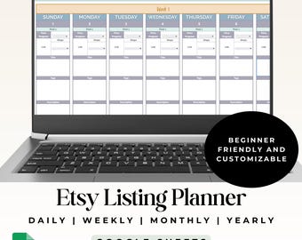 Etsy Seller Spreadsheet, Business Spreadsheet, Bookkeeping Template for Small Business, Google Sheets Tool, Inventory Tracker, Etsy Sellers