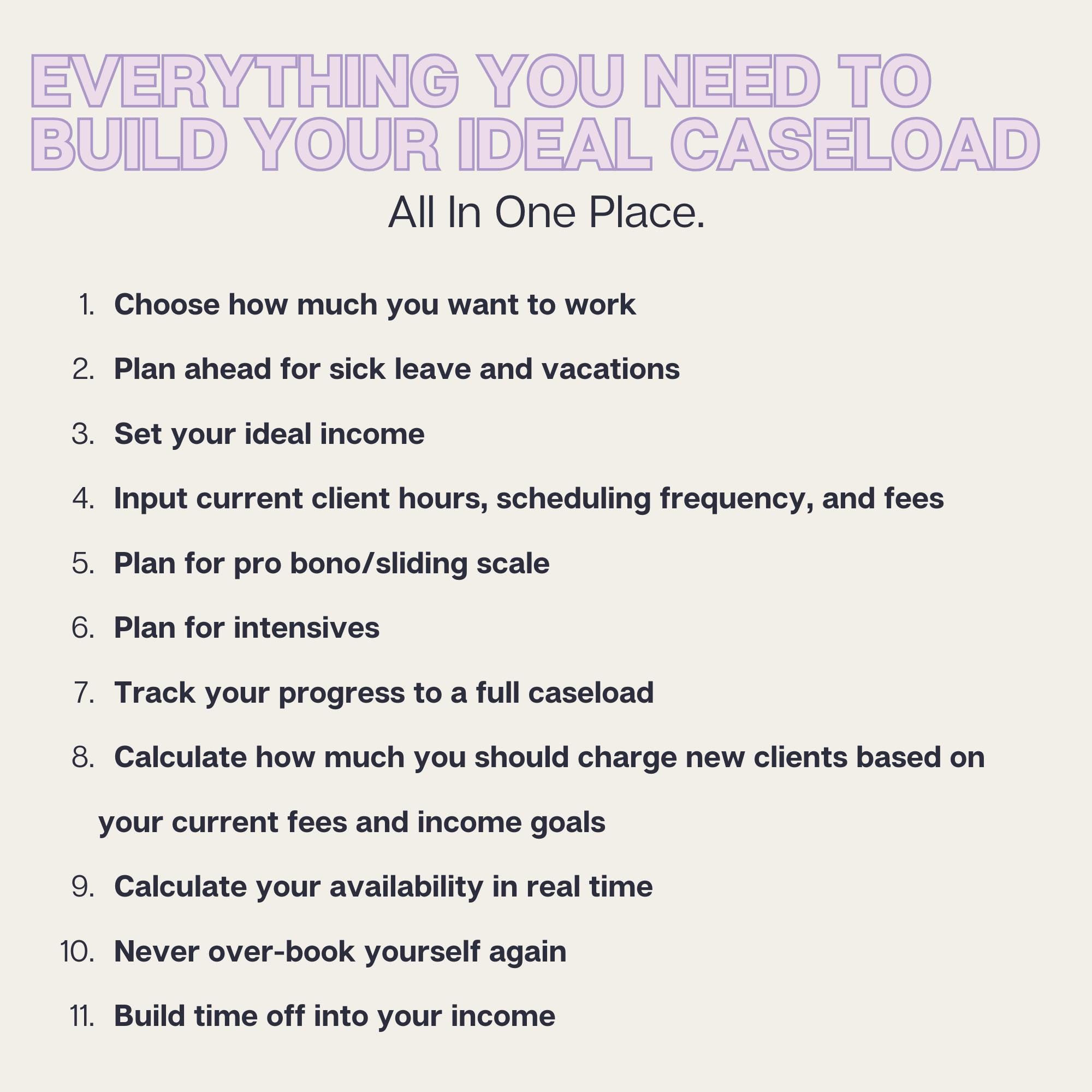 Therapist Caseload Tracker Bundle, Session Organizer for Private ...