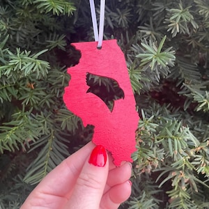 ILLINOIS STATE Christmas Ornament