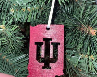 INDIANA Christmas Ornament