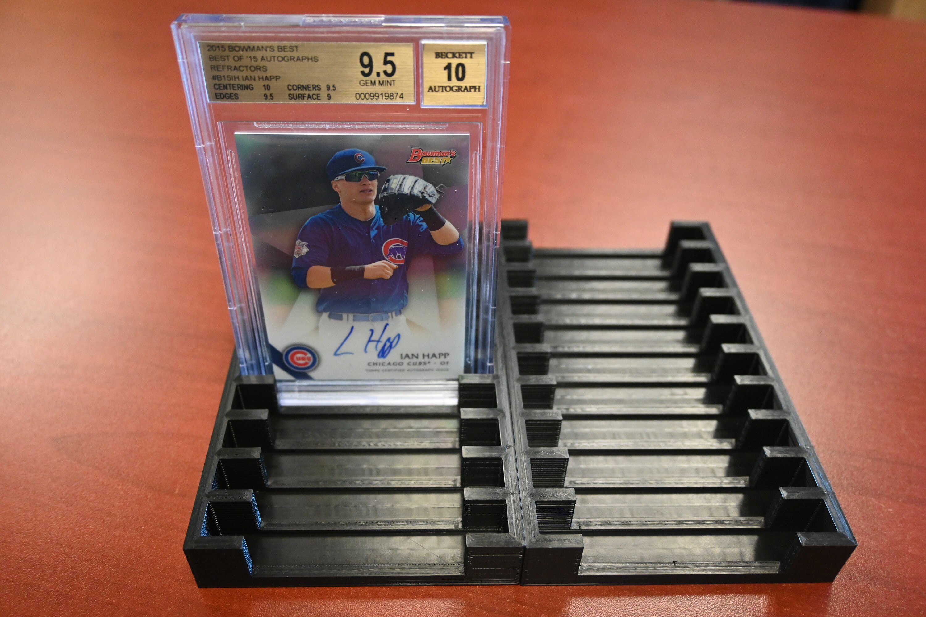 BGS Graded Card Rack - Black, 10-card Interlocking Display - Etsy