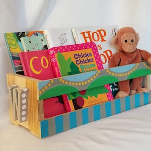 Baby Gifts: Hand Painted Baby Crates Custom-made gift, great for books and small toys