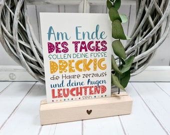 Postkarte - Am Ende des Tages