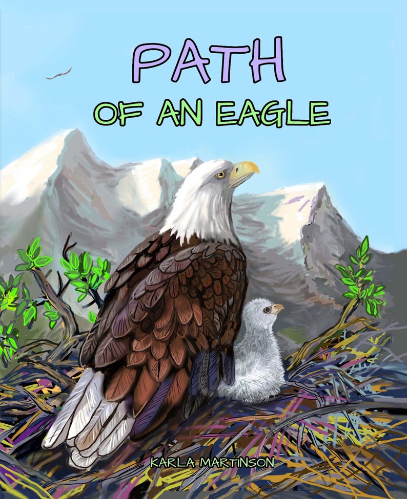 Eagle Path Less Children's Books, Path of an Eagle, Montana - Etsy
