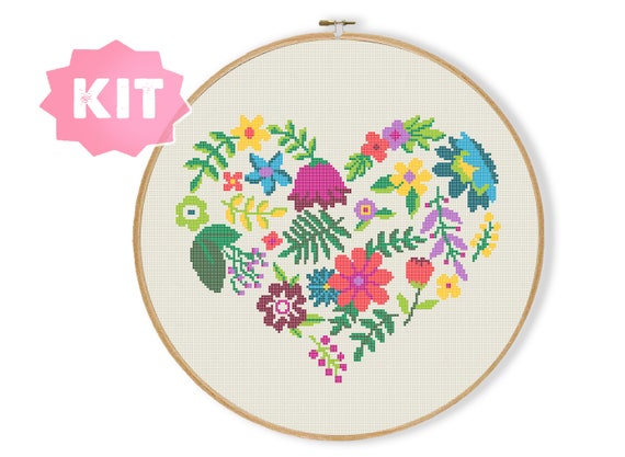Etsy cross 2024 stitch kits