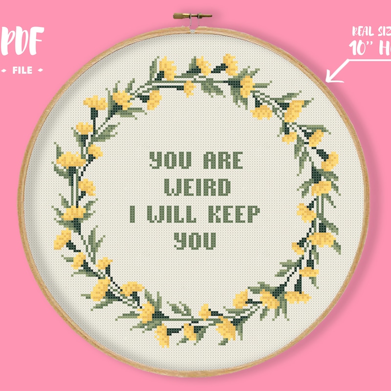 Weird Cross Stitch Patterns Etsy