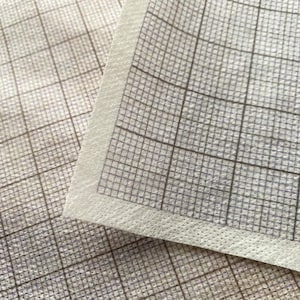 Transferencias de cuadrícula para punto de cruz, bordado lavable, estabilizador de decoración para ropa, 1 página