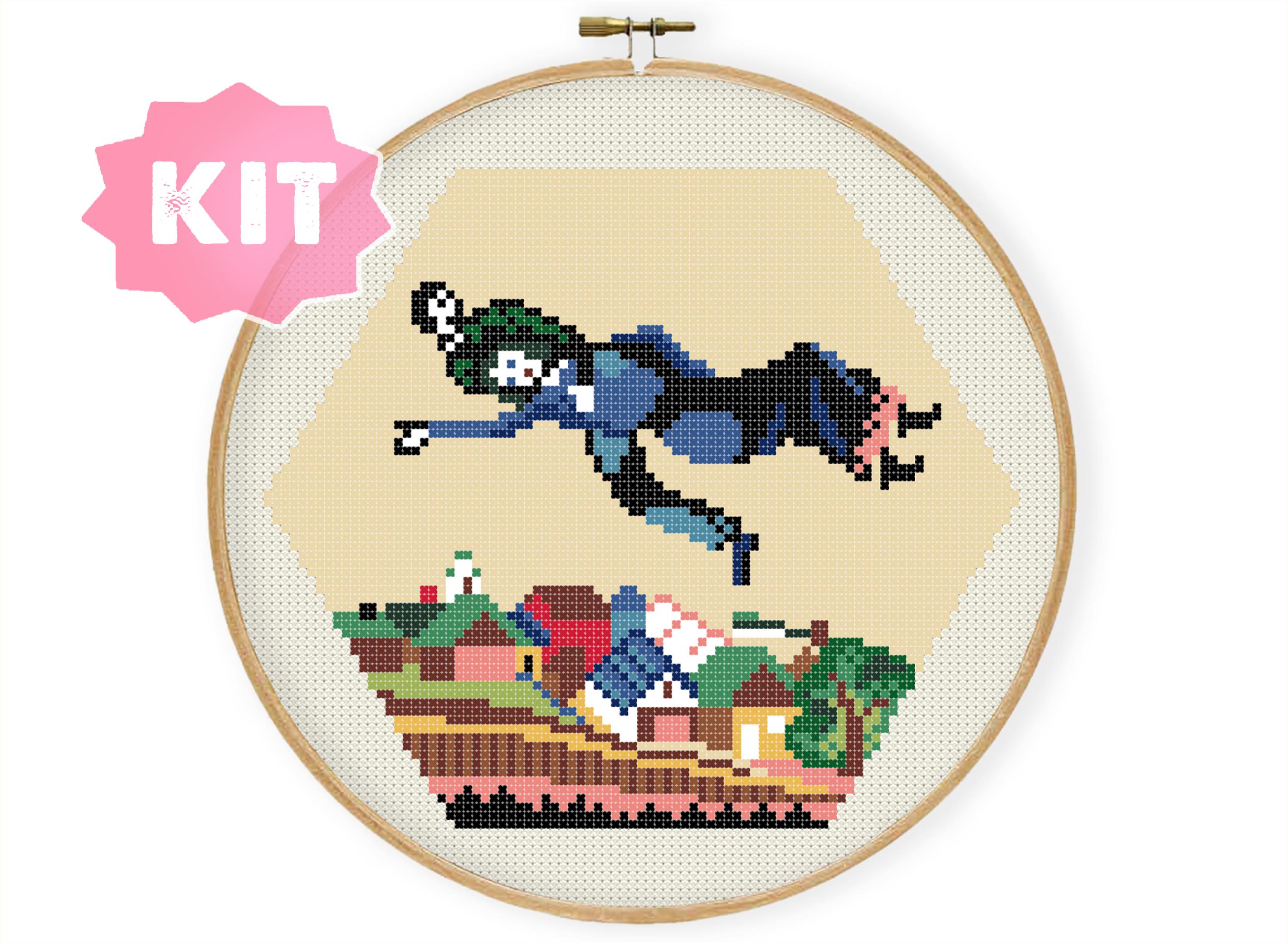 MOLERIA Ⅱ JAPAN 26cm クロスステッチ Amazon | クロスステッチ刺繍キットFenceGirl-110908