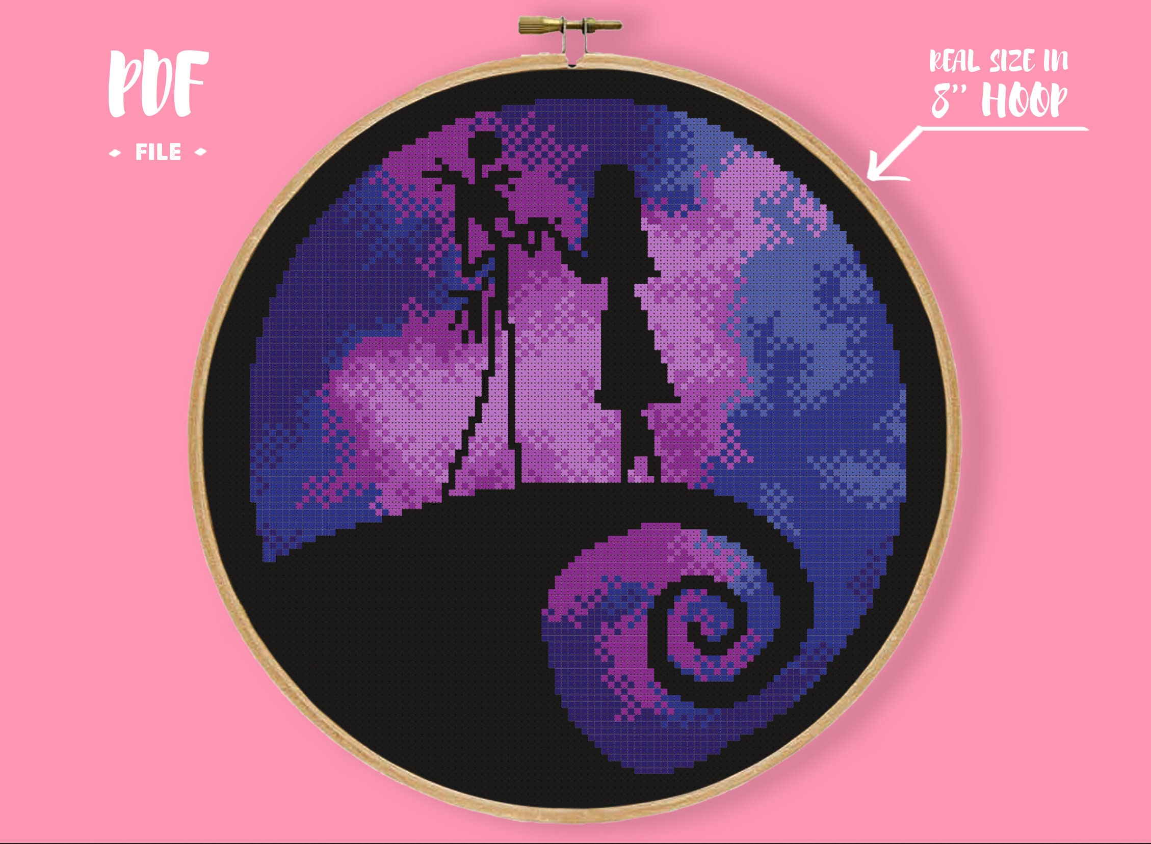 Nightmare Before Christmas Cross Stitch Pattern Sally and Etsy