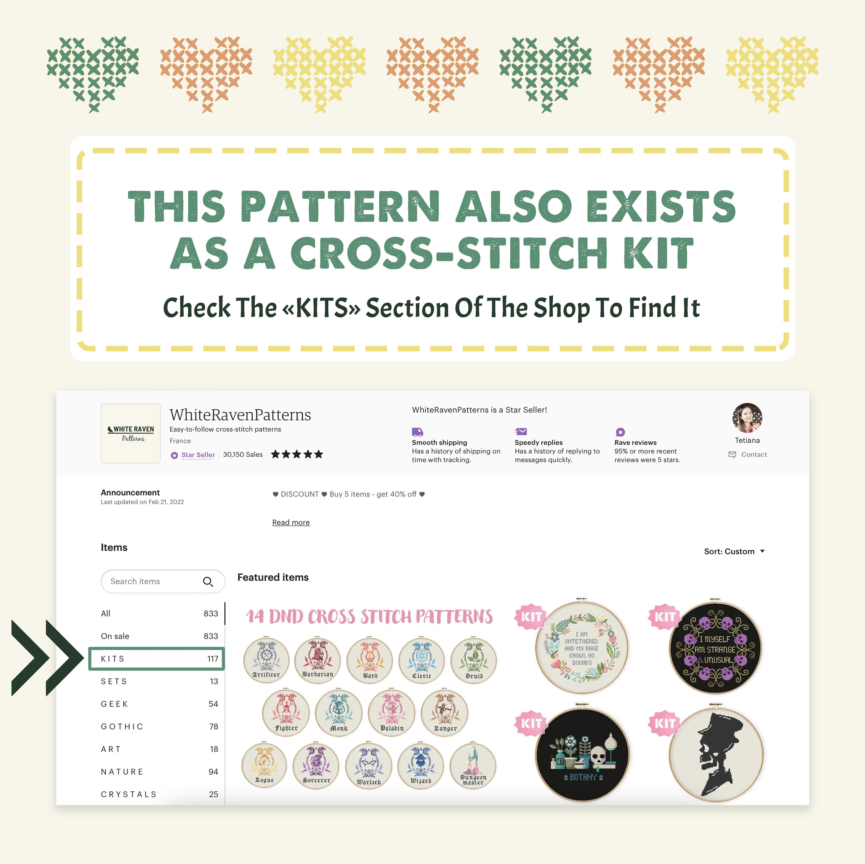 Geode 1 Cross Stitch Pattern Natural Rock Mineral Embroidery ...