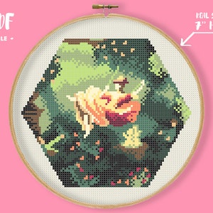 Hex-art Fragonard Swing Cross Stitch Pattern, Masterpiece Embroidery, Famous Artwork Gallery Needlework, Impressionism Xstitch Painting