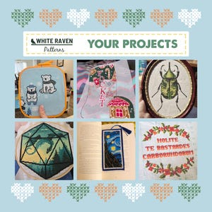 Salt Ring Cross Stitch Pattern, Angels and Demons Embroidery, Geek TV Show Needlepoint, Funny Quote Spirit Board Xstitch Chart image 5