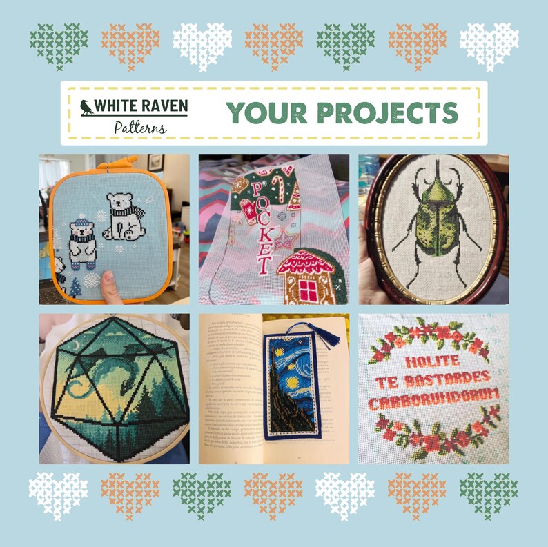 Salt Ring Cross Stitch Pattern, Angels and Demons Embroidery, Geek TV Show Needlepoint, Funny Quote Spirit Board Xstitch Chart image 5