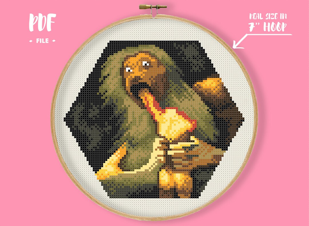 ヘックスアート ゴヤ サトゥルヌス 息子を食らう クロスステッチ