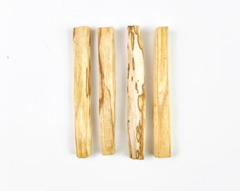 4&quot; Palo Santo 4 pack - Ecuador Smoke Cleansing Sticks - Energy Healing | Cleansing | Air Purifier | Detox | Meditation Tools Selfcare gifts