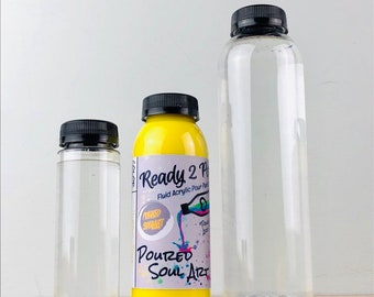 8 oz Luminous Yellow BRIGHT READY-2-POUR Acrylic Pouring Paint by Poured Soul Art | Fluid Art, Paint Pouring, Art supplies, Healing Gift diy